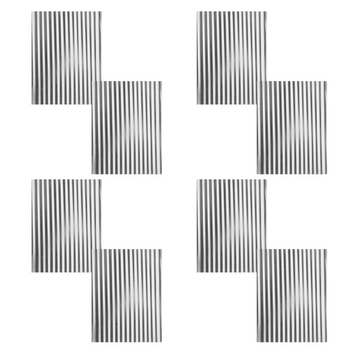 Silver aluminum corrugated - silver,